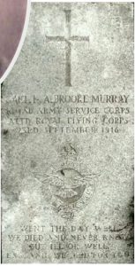 Gravestone of Captain Kenneth Algernon Brooke-Murray