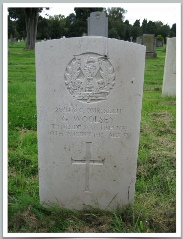 Woolsey: Company Quartermaster Sergeant George (1478)